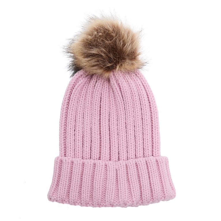 Knit beanie "Pim" Pink